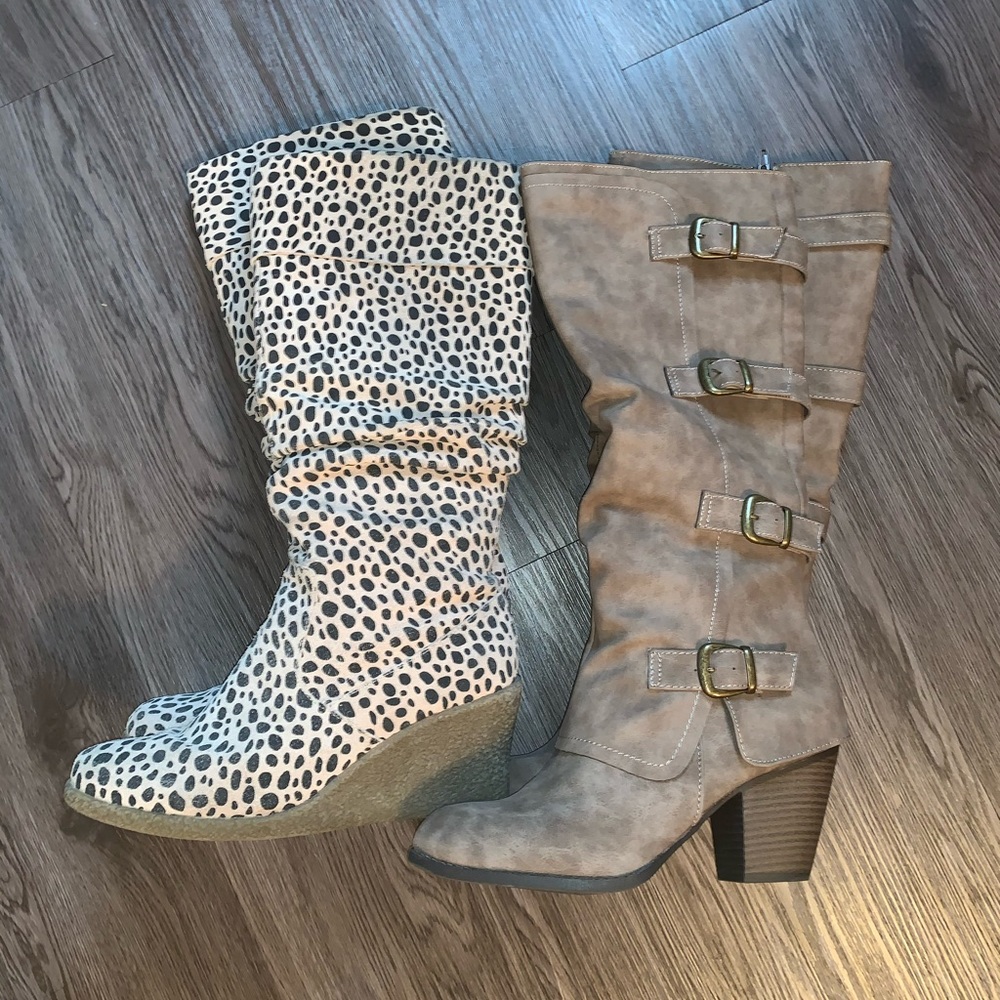 Two pair cute fall boots!